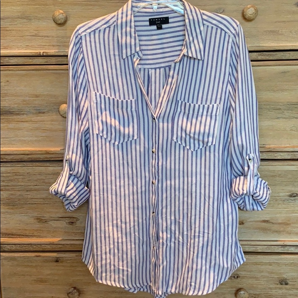 Tinsel Button Down